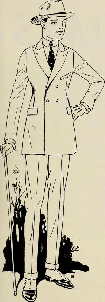 An illustration from Men's wear of Canada (January-December 1919), 1919, leaf 732
