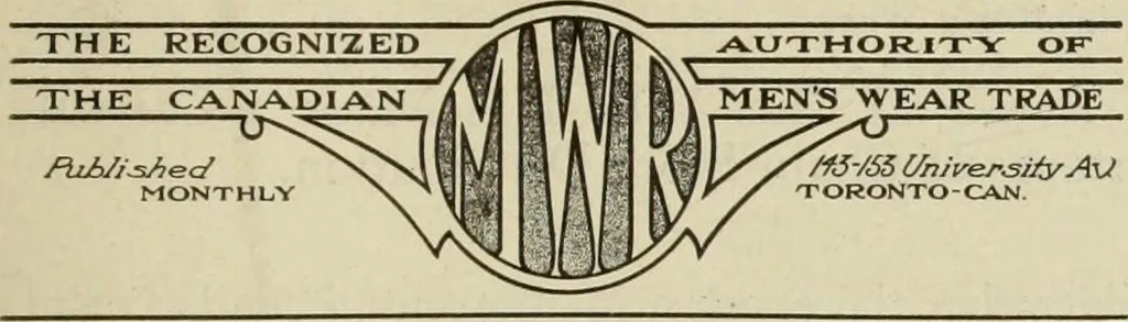 An illustration from Men's wear of Canada (January-December 1919), 1919, leaf 768