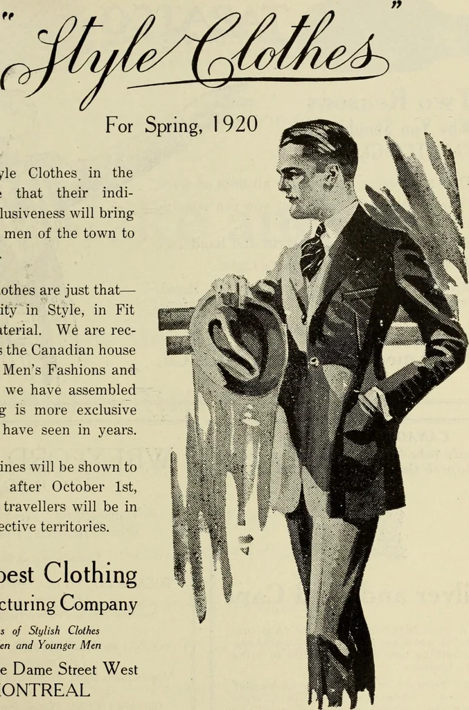 An illustration from Men's wear of Canada (January-December 1919), 1919, leaf 792