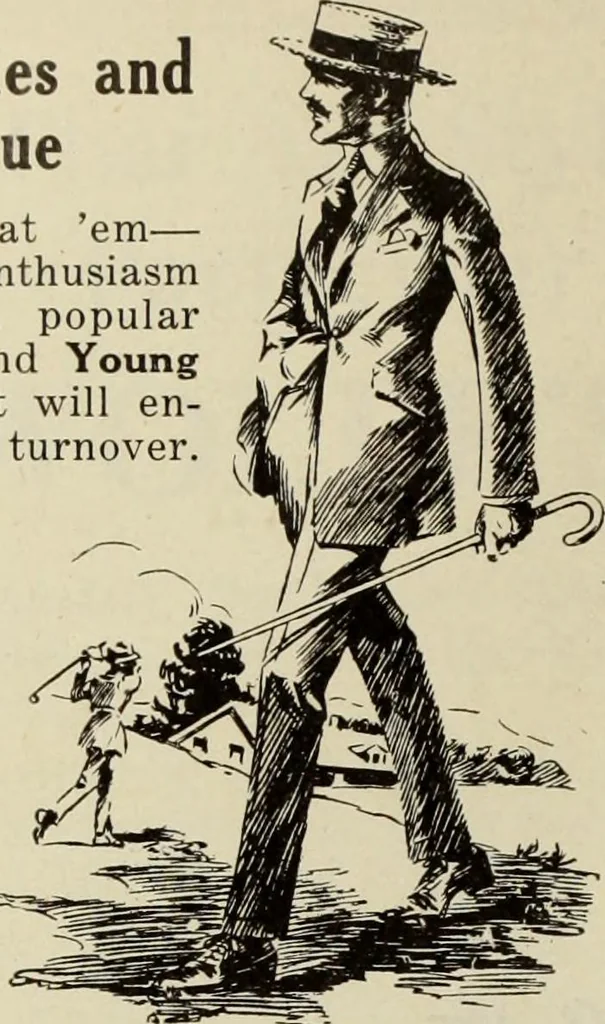 An illustration from Men's wear of Canada (January-December 1919), 1919, leaf 799
