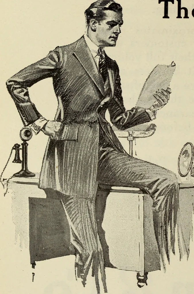 An illustration from Men's wear of Canada (January-December 1919), 1919, leaf 807