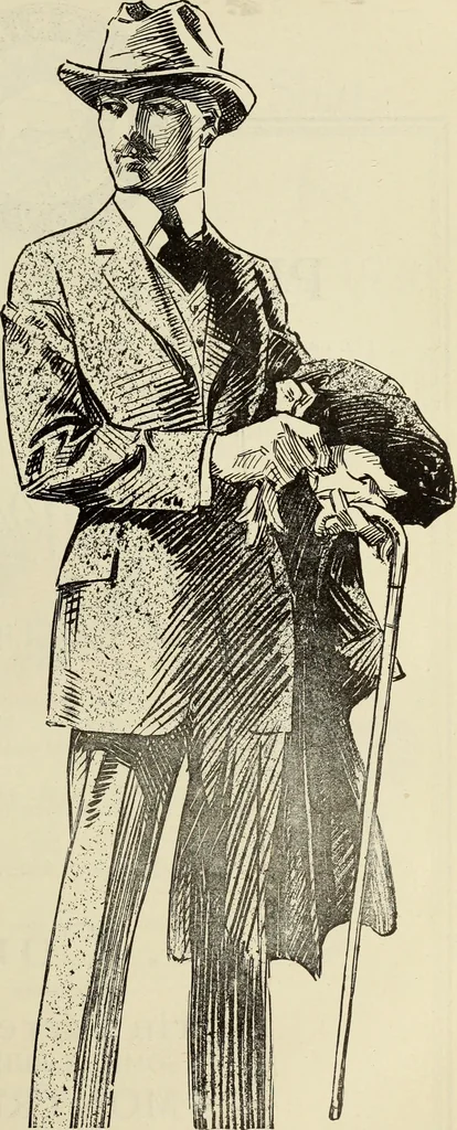 An illustration from Men's wear of Canada (January-December 1919), 1919, leaf 812