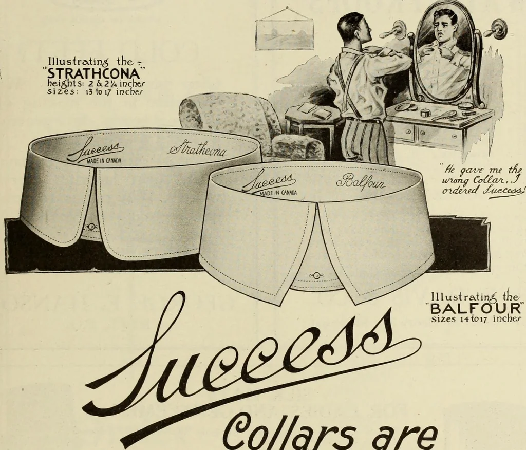 An illustration from Men's wear of Canada (January-December 1919), 1919, leaf 824