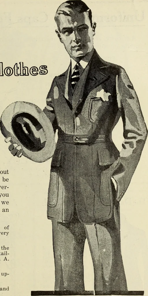 An illustration from Men's wear of Canada (January-December 1919), 1919, leaf 832