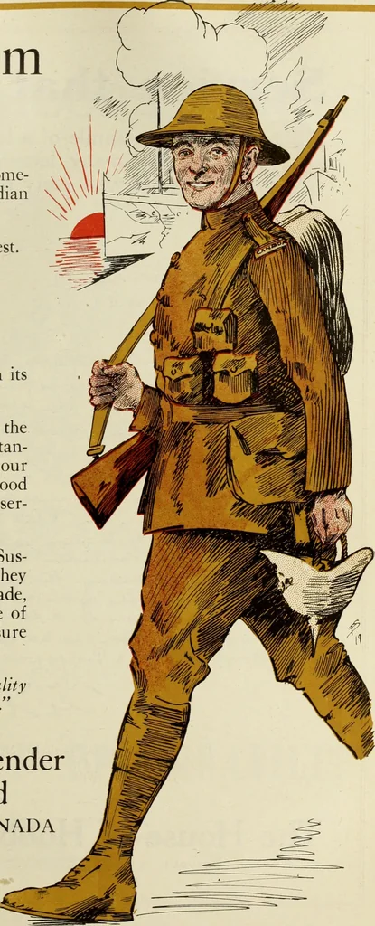 An illustration from Men's wear of Canada (January-December 1919), 1919, leaf 84