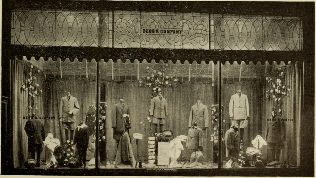 An illustration from Men's wear of Canada (January-December 1919), 1919, leaf 840