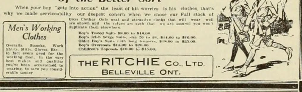 An illustration from Men's wear of Canada (January-December 1919), 1919, leaf 844