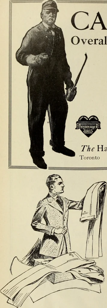 An illustration from Men's wear of Canada (January-December 1919), 1919, leaf 871