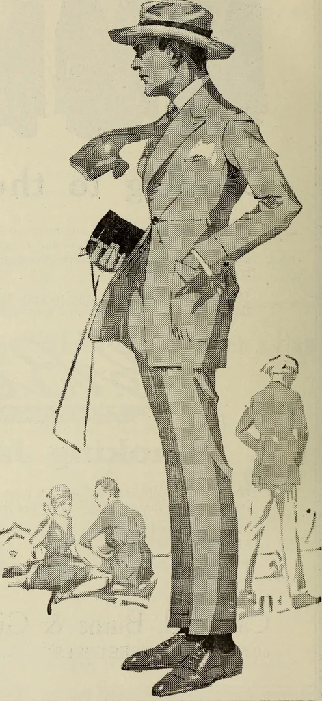 An illustration from Men's wear of Canada (January-December 1919), 1919, leaf 873