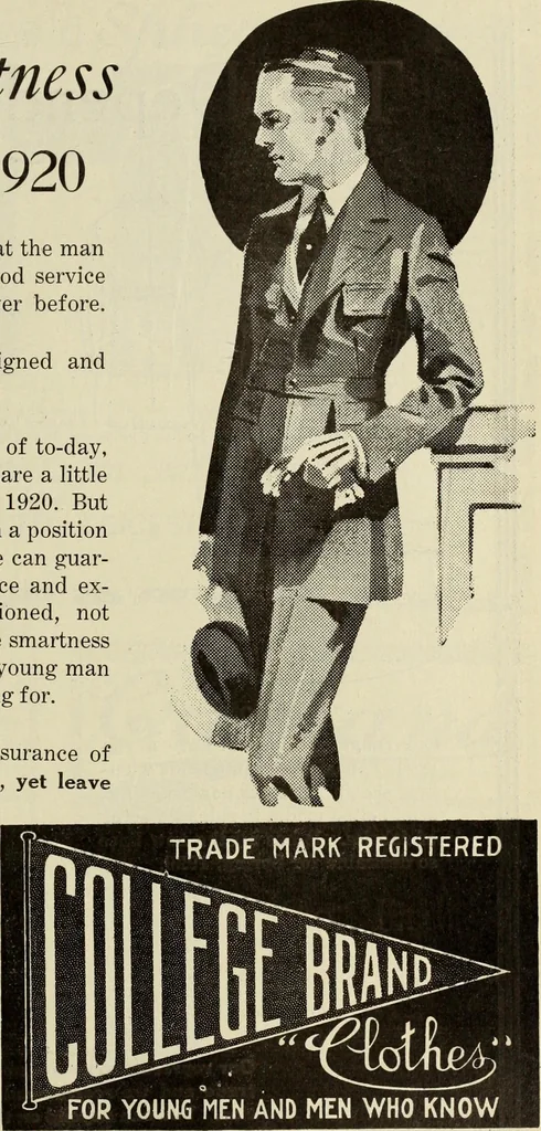 An illustration from Men's wear of Canada (January-December 1919), 1919, leaf 884