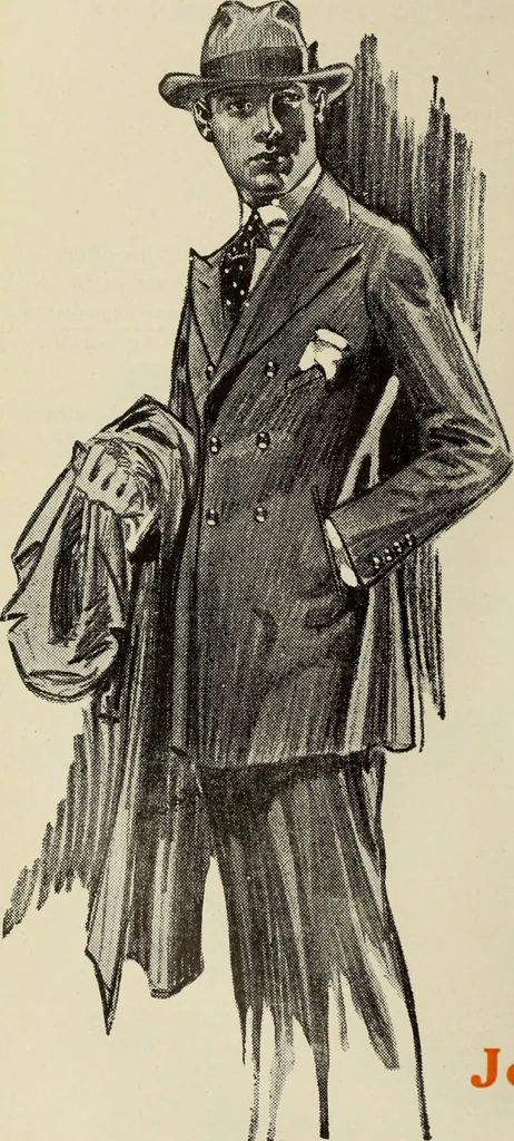 An illustration from Men's wear of Canada (January-December 1919), 1919, leaf 905