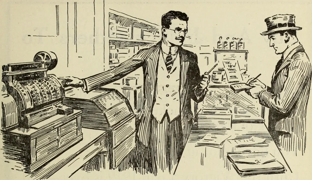 An illustration from Men's wear of Canada (January-December 1919), 1919, leaf 908