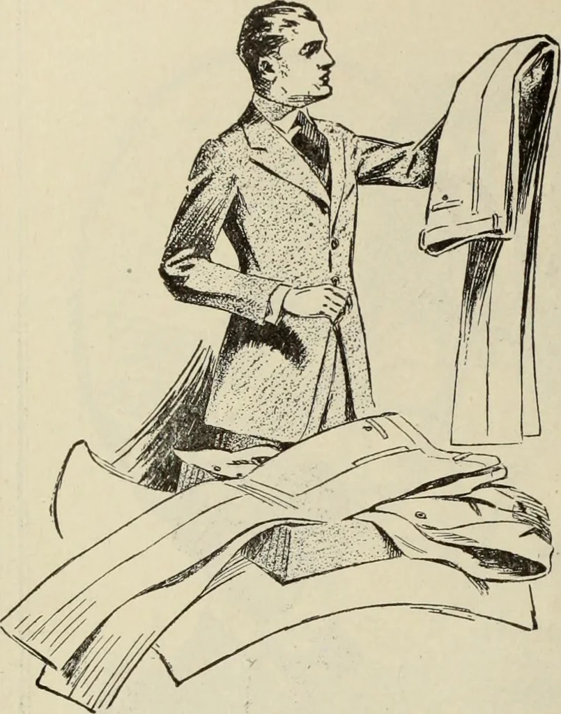 An illustration from Men's wear of Canada (January-December 1919), 1919, leaf 915