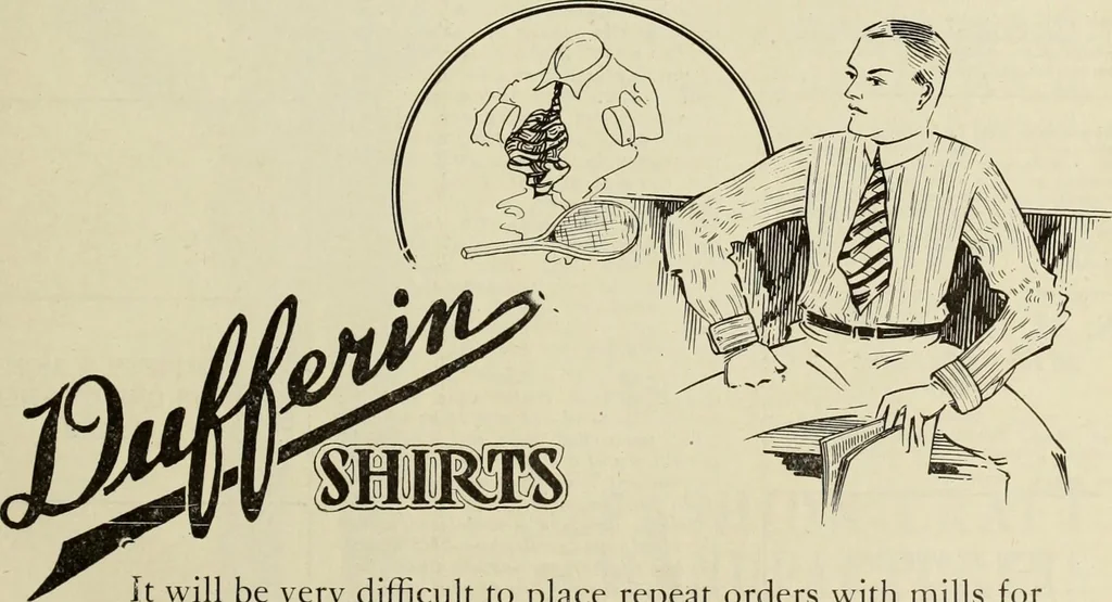 An illustration from Men's wear of Canada (January-December 1919), 1919, leaf 960