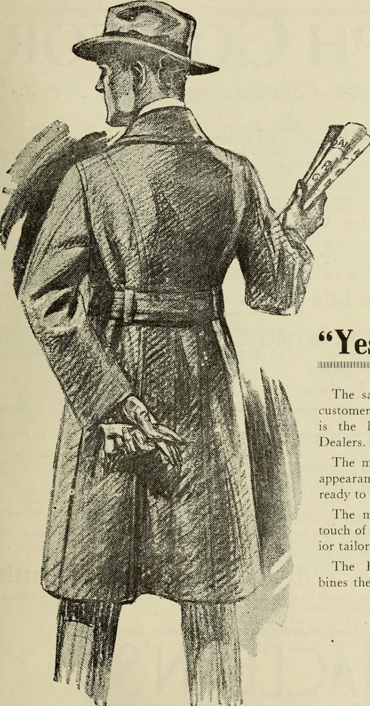 An illustration from Men's wear of Canada (January-December 1919), 1919, leaf 974