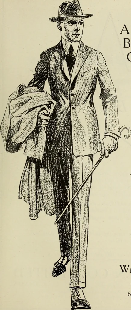 An illustration from Men's wear of Canada (January-December 1919), 1919, leaf 98