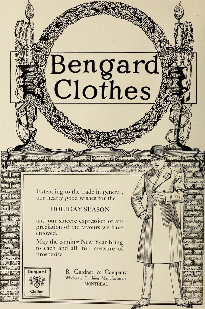 An illustration from Men's wear of Canada (January-December 1919), 1919, leaf 981