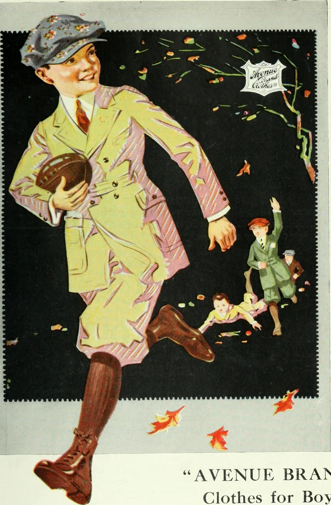 An illustration from Men's wear of Canada (January-December 1920), 1920, leaf 1010