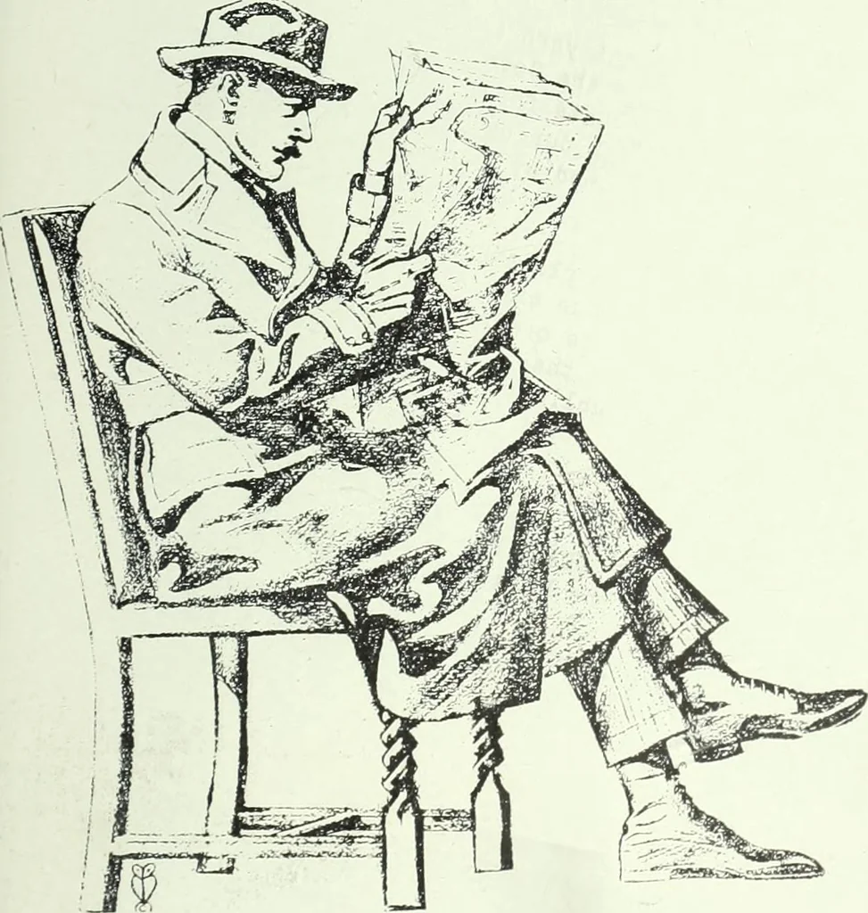 An illustration from Men's wear of Canada (January-December 1920), 1920, leaf 1018