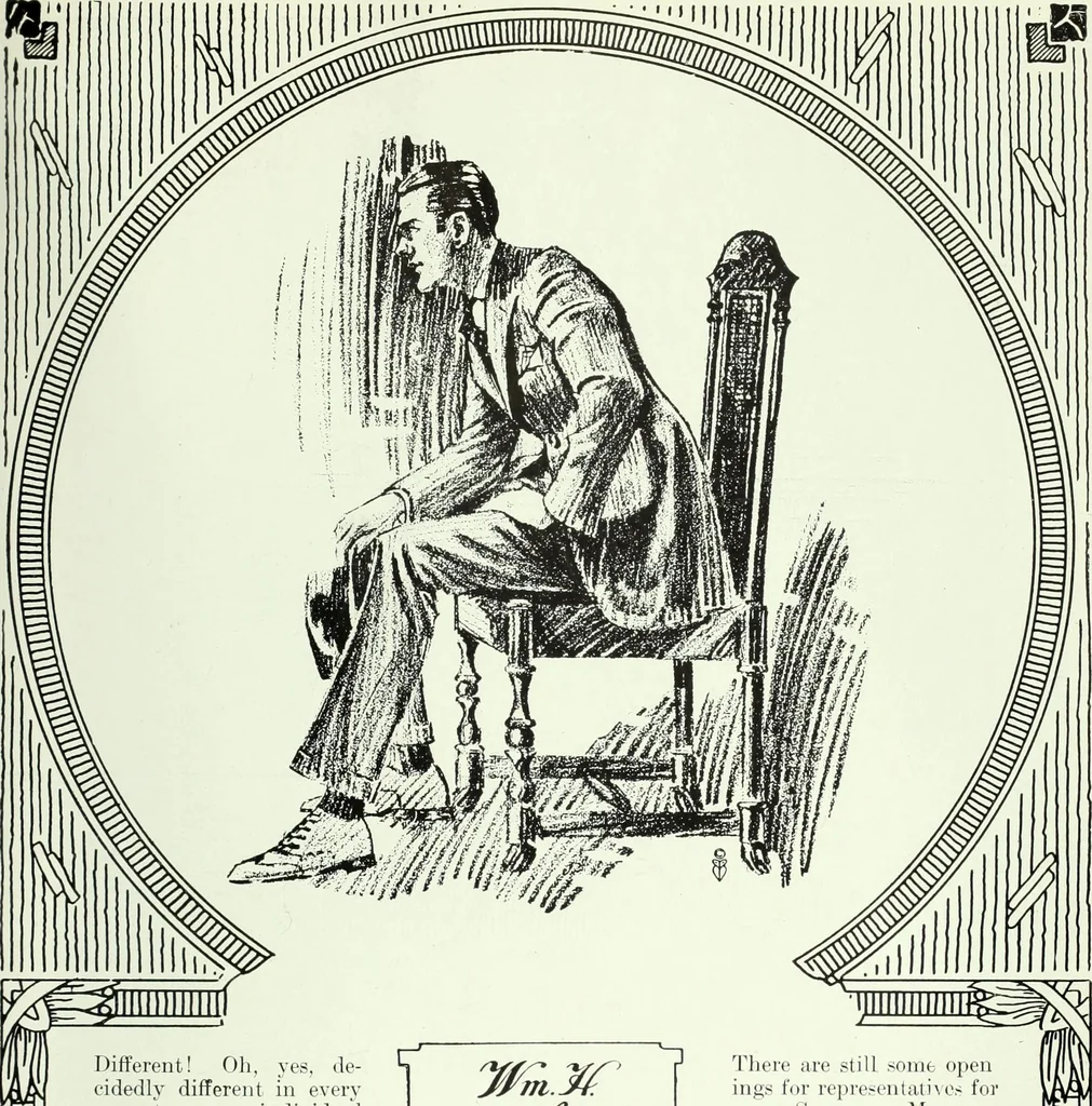 An illustration from Men's wear of Canada (January-December 1920), 1920, leaf 1024
