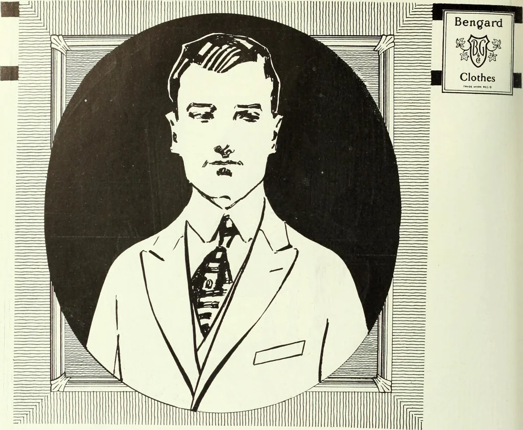 An illustration from Men's wear of Canada (January-December 1920), 1920, leaf 1025