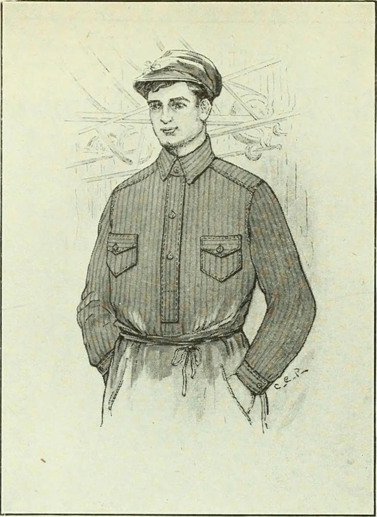 An illustration from Men's wear of Canada (January-December 1920), 1920, leaf 1036