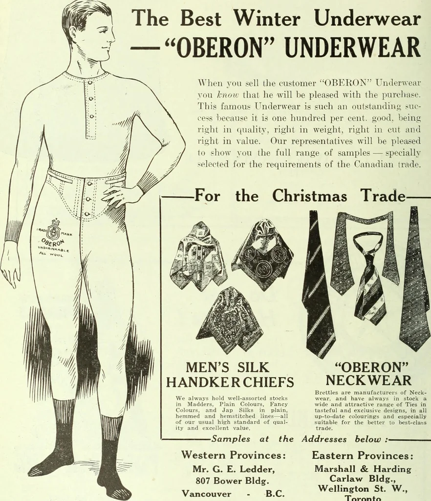 An illustration from Men's wear of Canada (January-December 1920), 1920, leaf 1039