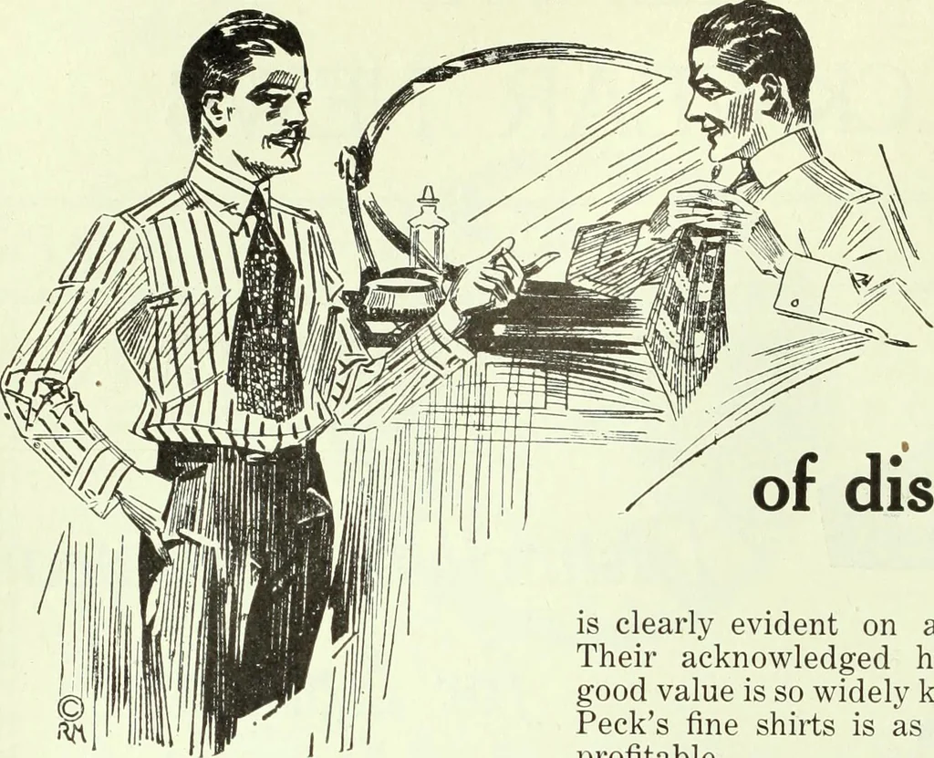 An illustration from Men's wear of Canada (January-December 1920), 1920, leaf 105