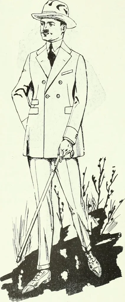 An illustration from Men's wear of Canada (January-December 1920), 1920, leaf 1086