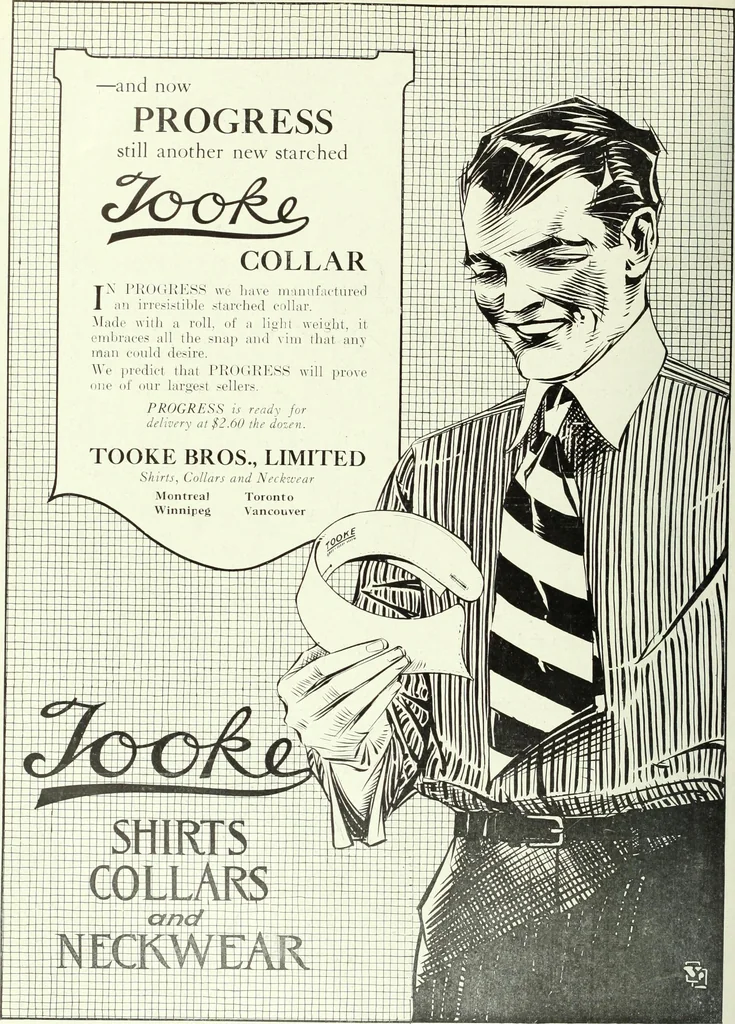 An illustration from Men's wear of Canada (January-December 1920), 1920, leaf 1097