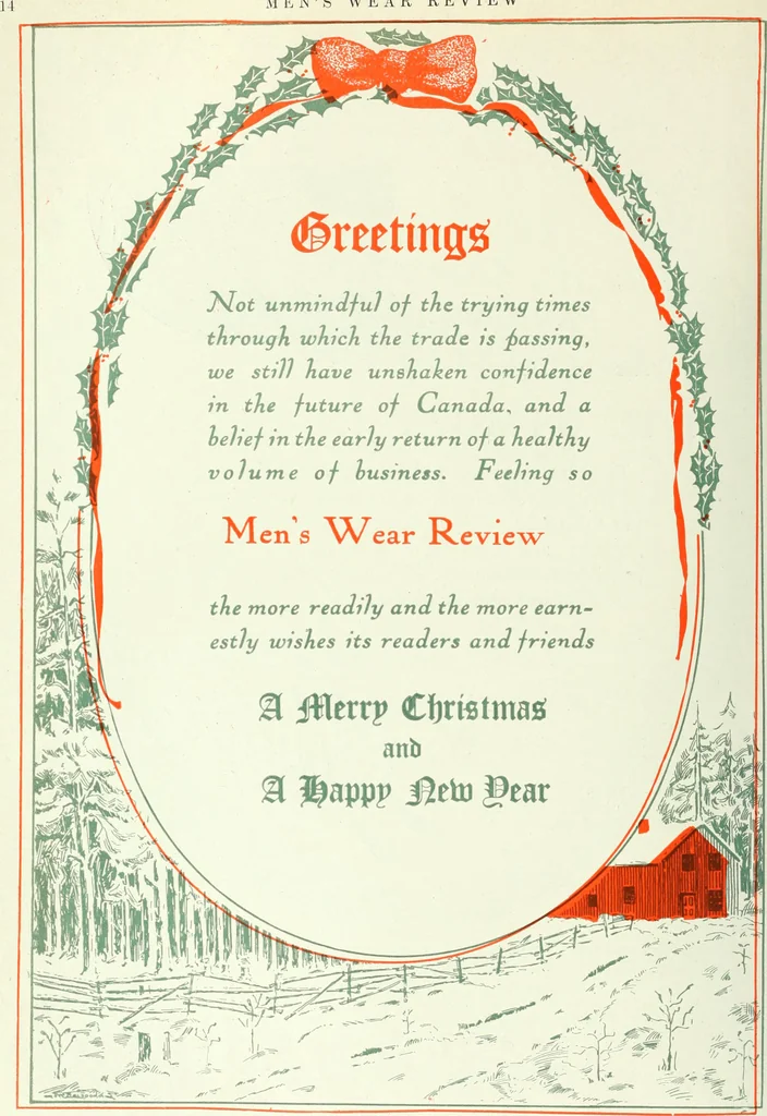 An illustration from Men's wear of Canada (January-December 1920), 1920, leaf 1113