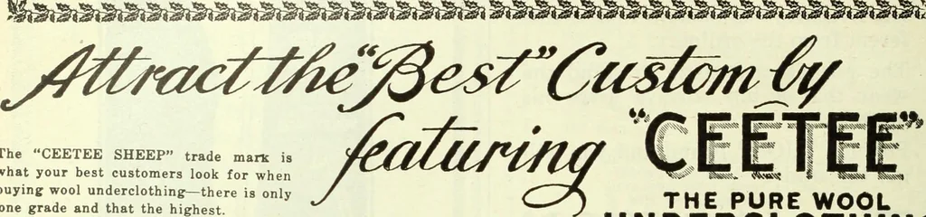 An illustration from Men's wear of Canada (January-December 1920), 1920, leaf 1169
