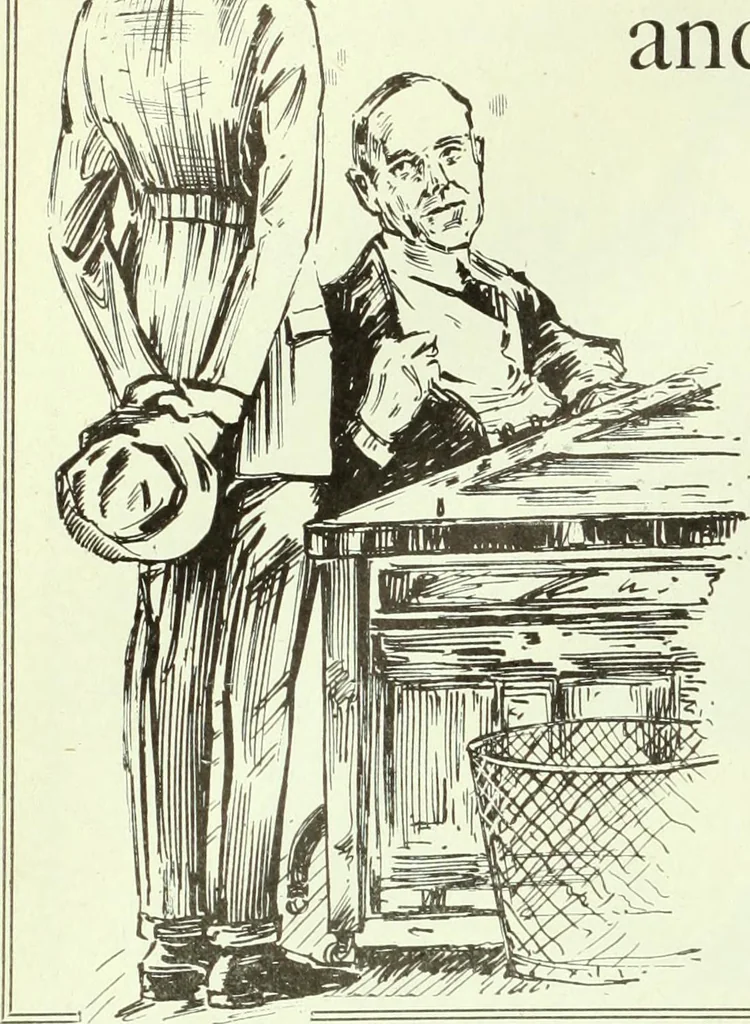 An illustration from Men's wear of Canada (January-December 1920), 1920, leaf 117