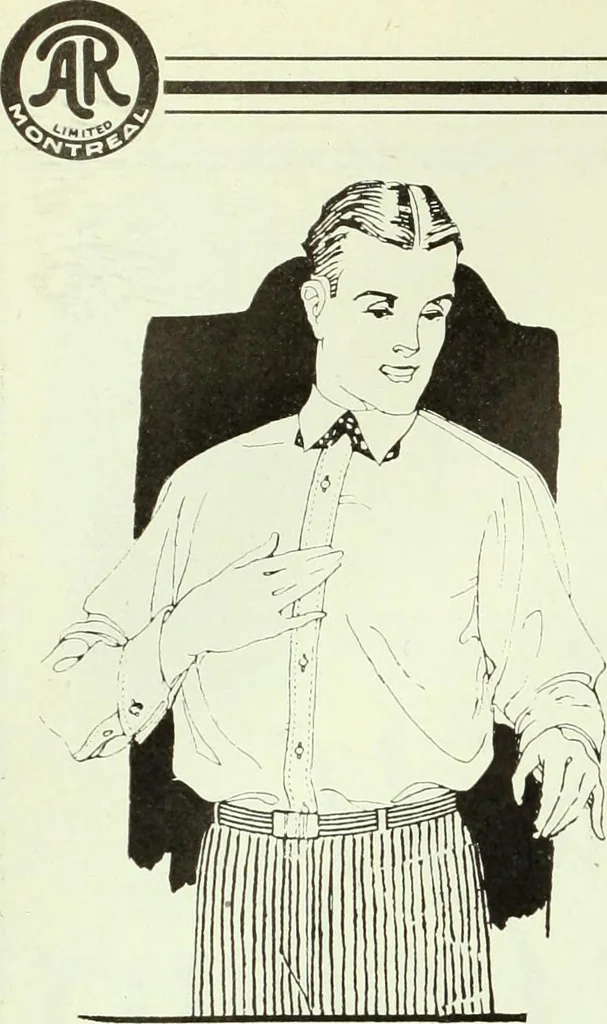 An illustration from Men's wear of Canada (January-December 1920), 1920, leaf 123
