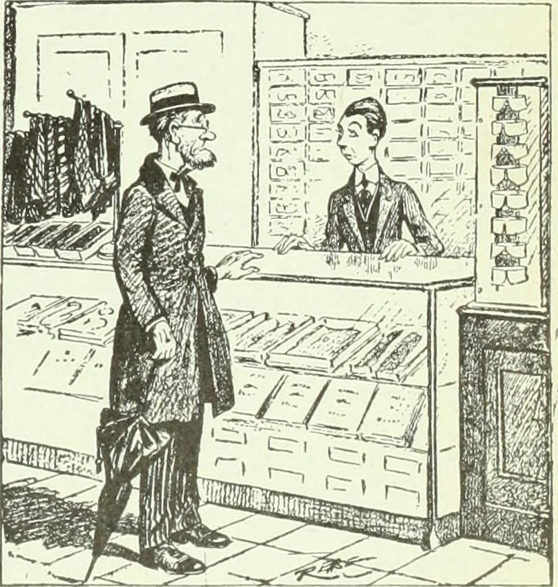 An illustration from Men's wear of Canada (January-December 1920), 1920, leaf 132
