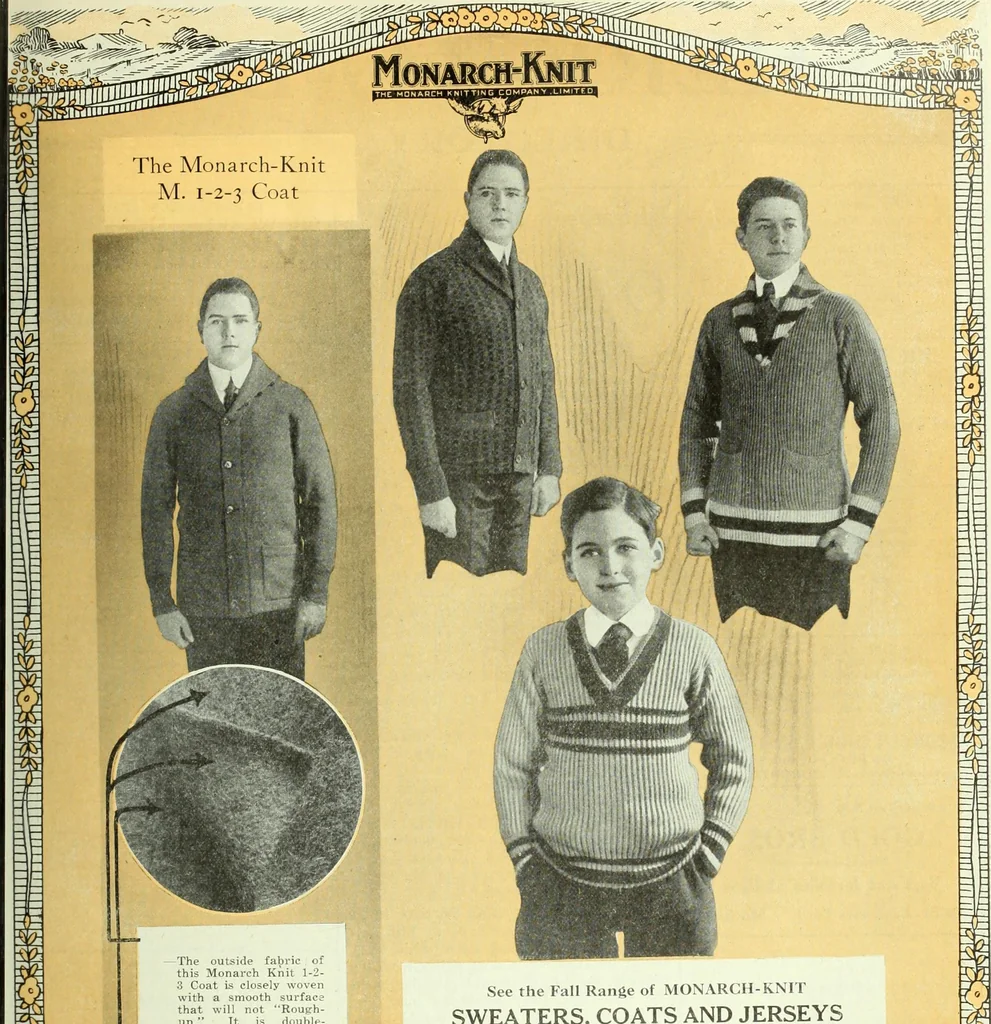 An illustration from Men's wear of Canada (January-December 1920), 1920, leaf 168