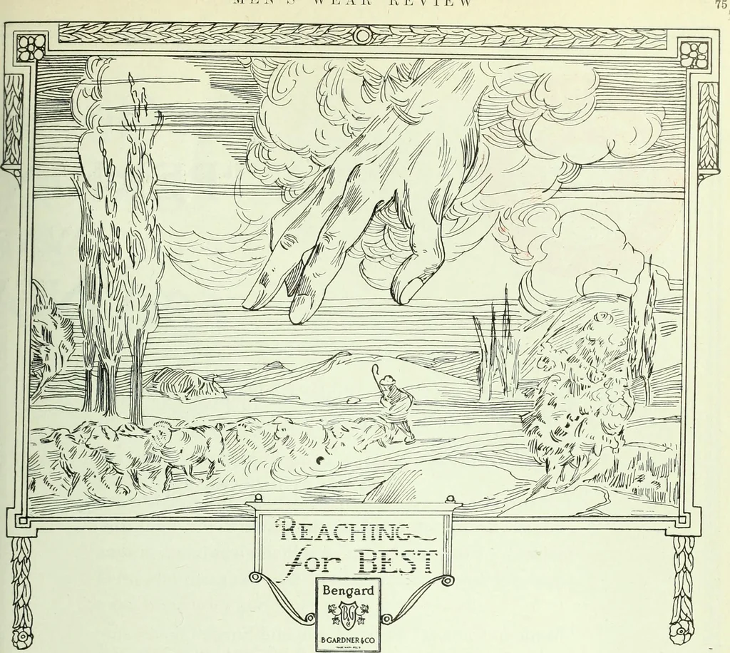 An illustration from Men's wear of Canada (January-December 1920), 1920, leaf 170