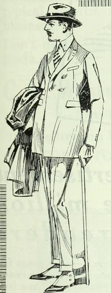 An illustration from Men's wear of Canada (January-December 1920), 1920, leaf 176