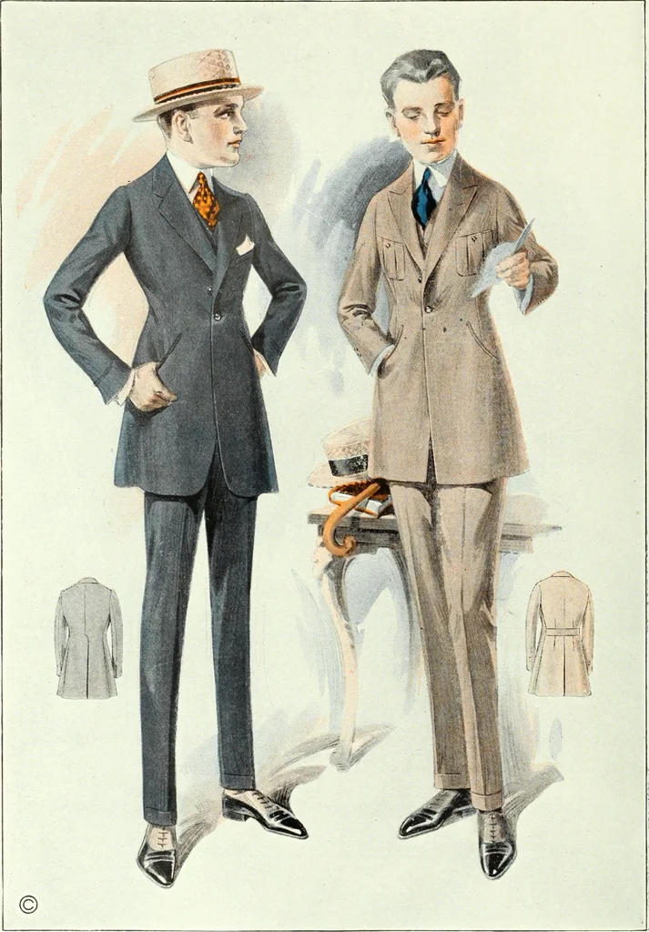 An illustration from Men's wear of Canada (January-December 1920), 1920, leaf 191
