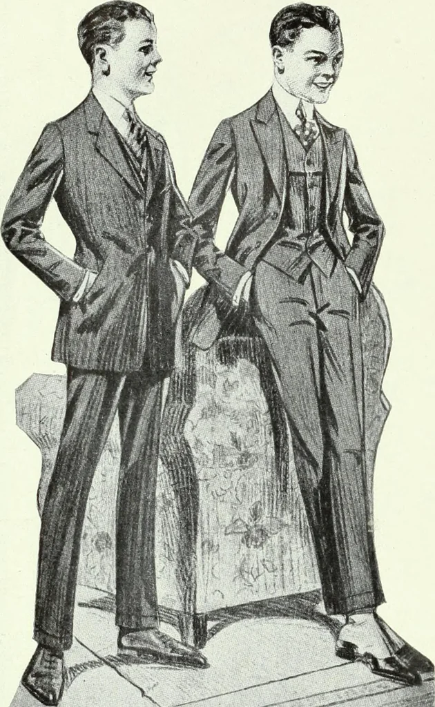 An illustration from Men's wear of Canada (January-December 1920), 1920, leaf 201
