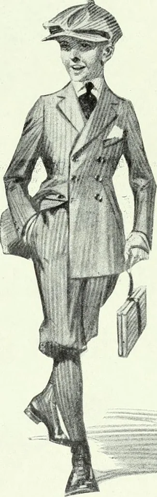 An illustration from Men's wear of Canada (January-December 1920), 1920, leaf 202
