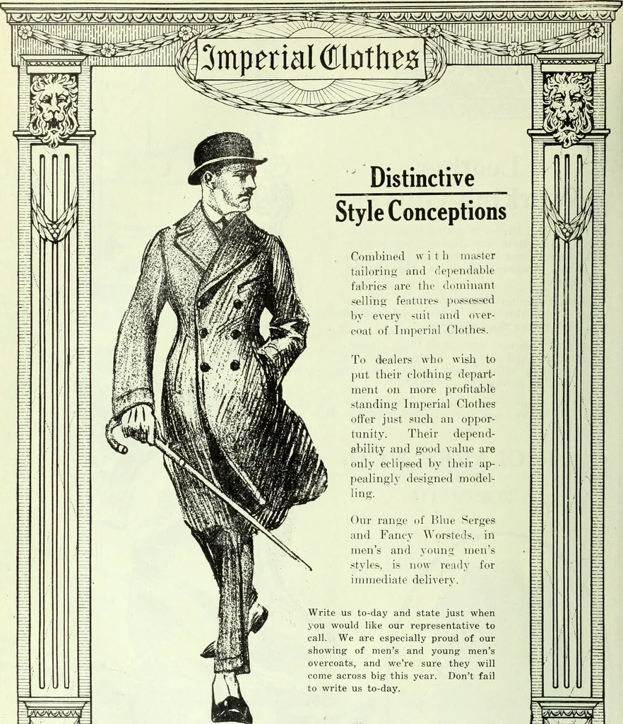 An illustration from Men's wear of Canada (January-December 1920), 1920, leaf 213
