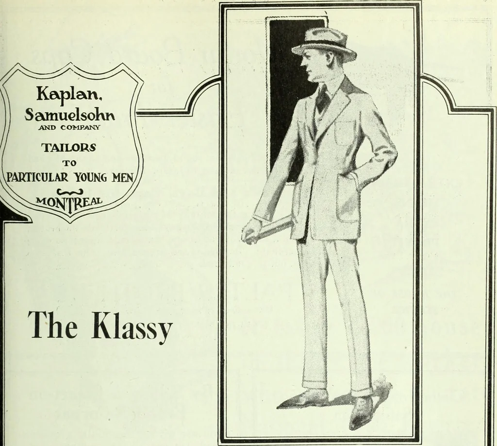 An illustration from Men's wear of Canada (January-December 1920), 1920, leaf 224