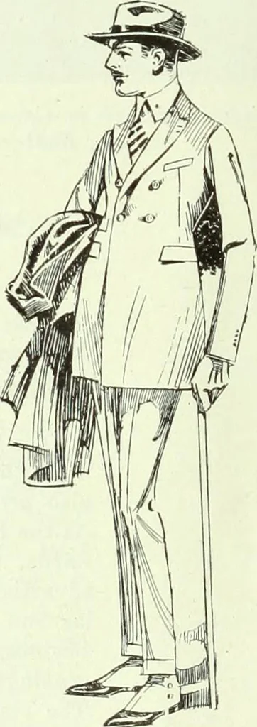 An illustration from Men's wear of Canada (January-December 1920), 1920, leaf 23