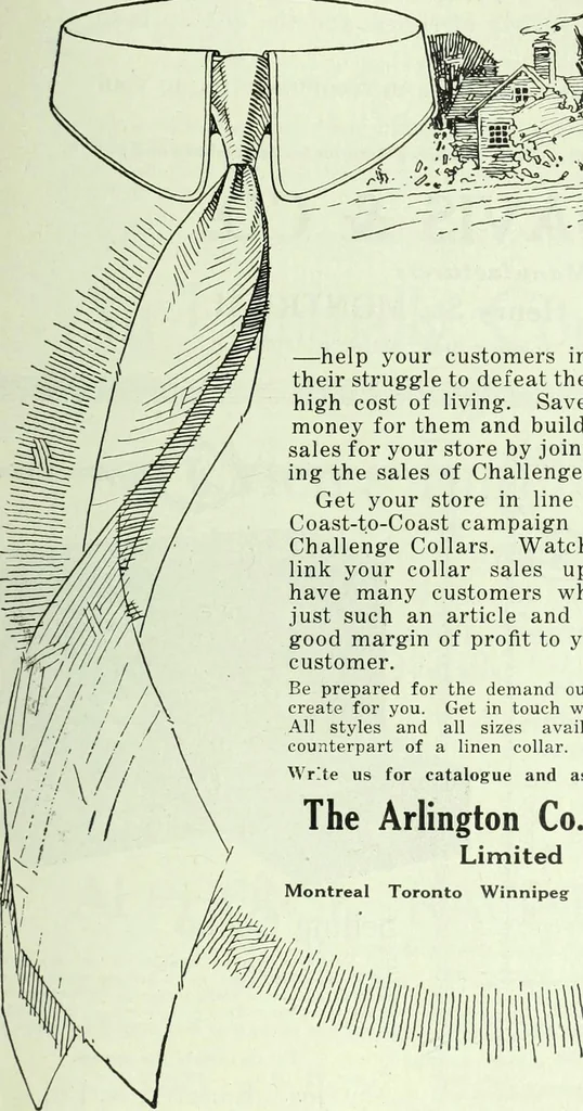 An illustration from Men's wear of Canada (January-December 1920), 1920, leaf 230