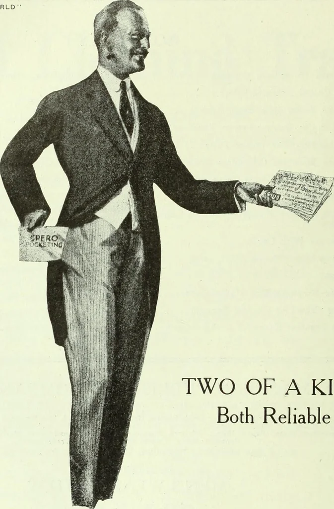 An illustration from Men's wear of Canada (January-December 1920), 1920, leaf 239