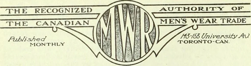 An illustration from Men's wear of Canada (January-December 1920), 1920, leaf 259