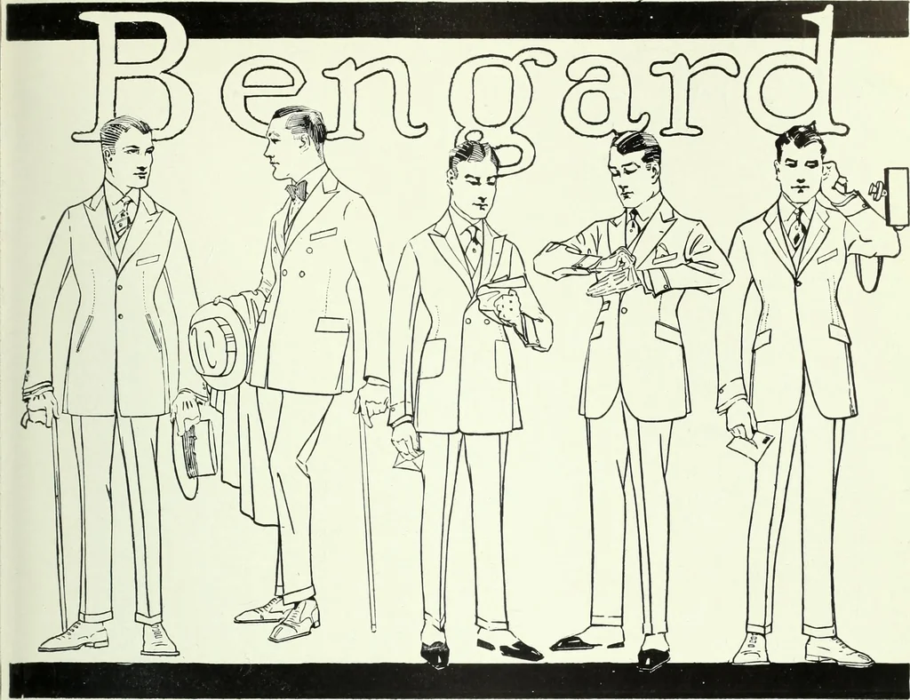 An illustration from Men's wear of Canada (January-December 1920), 1920, leaf 286