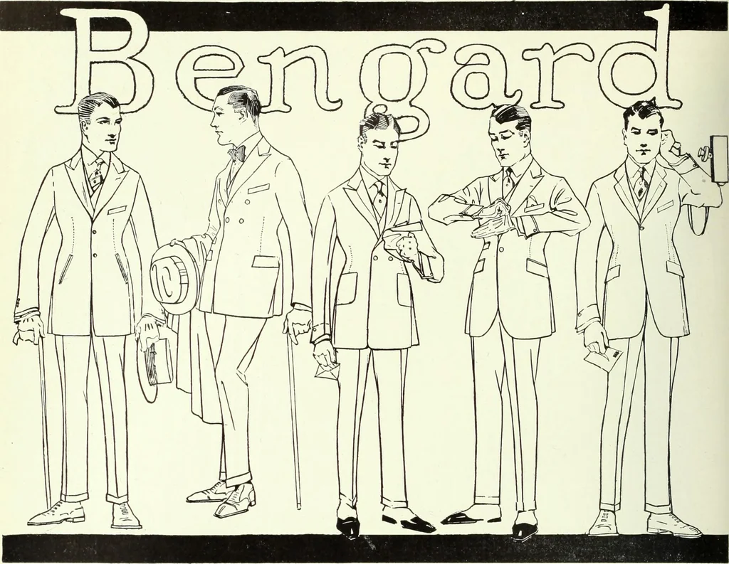 An illustration from Men's wear of Canada (January-December 1920), 1920, leaf 287