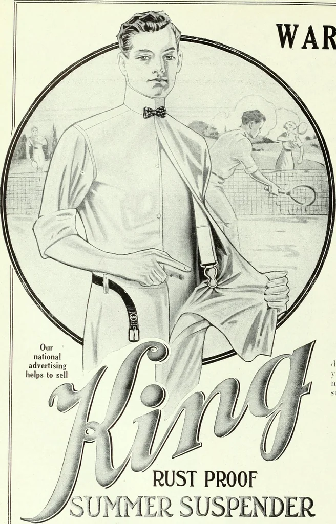 An illustration from Men's wear of Canada (January-December 1920), 1920, leaf 291